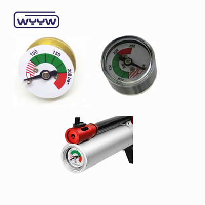 22mm-41mm Tamanho nominal Análogo Display Mini Pressurímetro 1/8''G /NPT/M Thread Wide Compatibilidade