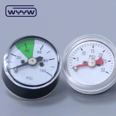 Impressão precisa à medida da demanda Pequeno mostrador de pressão com 1/8'' G escala NPT/M fio