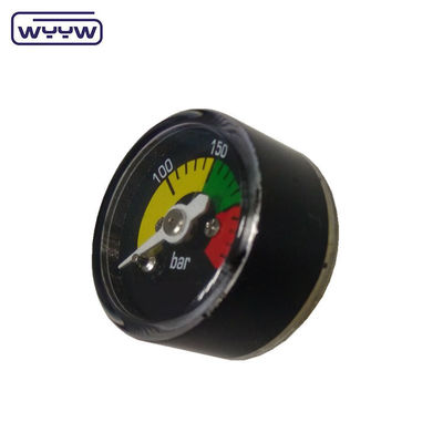 22 mm-41 mm Mini manômetro de pressão 1/8''G Fios de montagem traseira 1/8' 'G NPT Tamanho nominal
