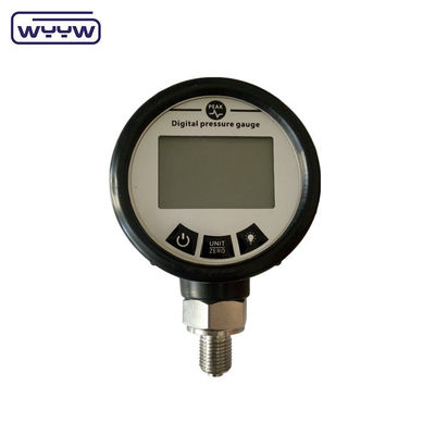 Manômetro Digital de 63mm 100psi 300psi Aço Inoxidável Display LCD Alimentado por Bateria