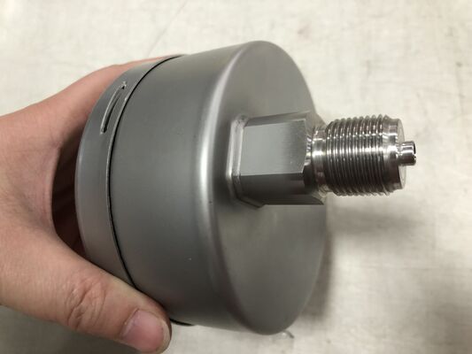 Medidor de pressão de aço inoxidável de 4 polegadas de 100 mm Resistente a vibrações Resistente à corrosão Sem manômetro de enchimento de óleo