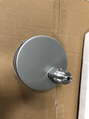 Medidor de pressão de aço inoxidável de 4 polegadas de 100 mm Resistente a vibrações Resistente à corrosão Sem manômetro de enchimento de óleo