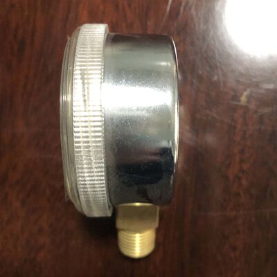 Medidor de pressão de oxigénio de 2 polegadas com faixa de 0-4000 PSI Certificado para aplicações de gás natural e gás liquefeito