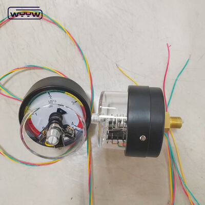 Manômetro de Contato Elétrico de 63mm com Conexão Traseira e Faixa de 4MPa para Aplicações Industriais