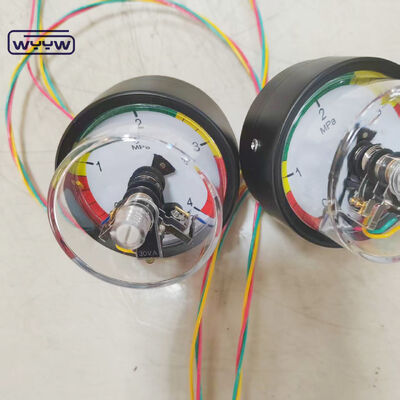 Manômetro de Contato Elétrico de 63mm com Conexão Traseira e Faixa de 4MPa para Aplicações Industriais