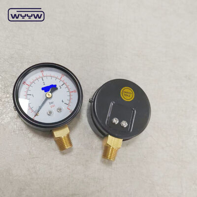 Conexão radial, manômetro de pressão de 60 mm, manômetro de pressão de gás