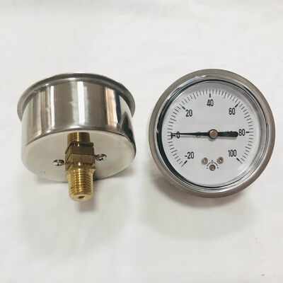 2.5 polegadas 60mm-20~100cmH2O Capsule Pressure Gauge.